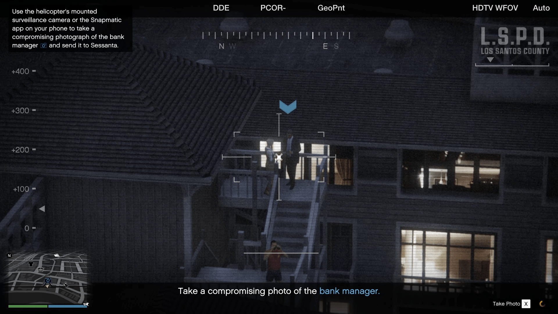 Bank manager located