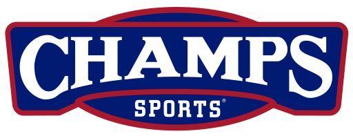 The official Champs Sports logo that the in-game Alpha brand resembles closely.