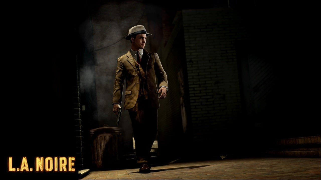 Official L.A. Noire screenshot showing Cole Phelps, the protagonist of the game.