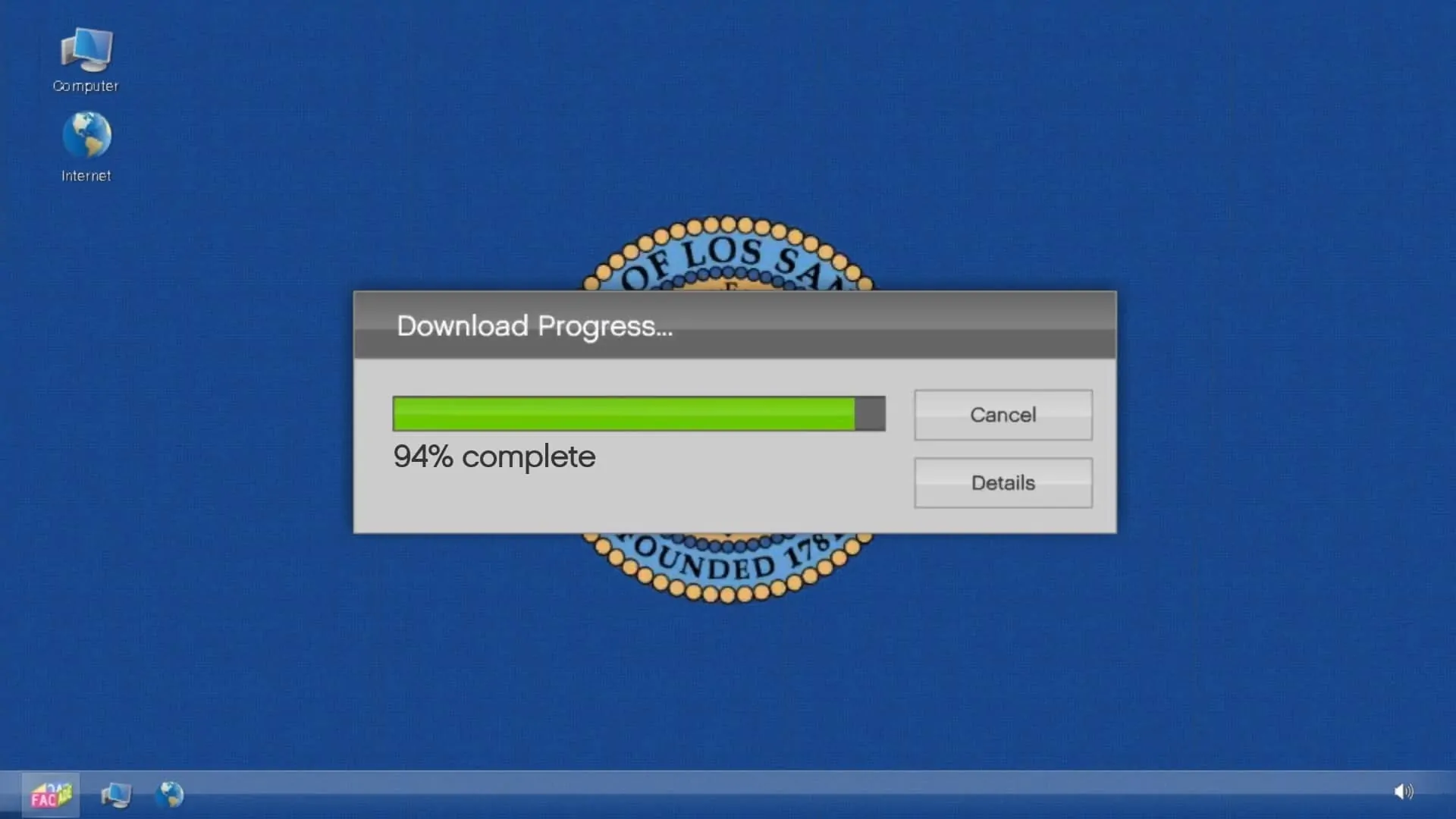 Downloading data from the laptop