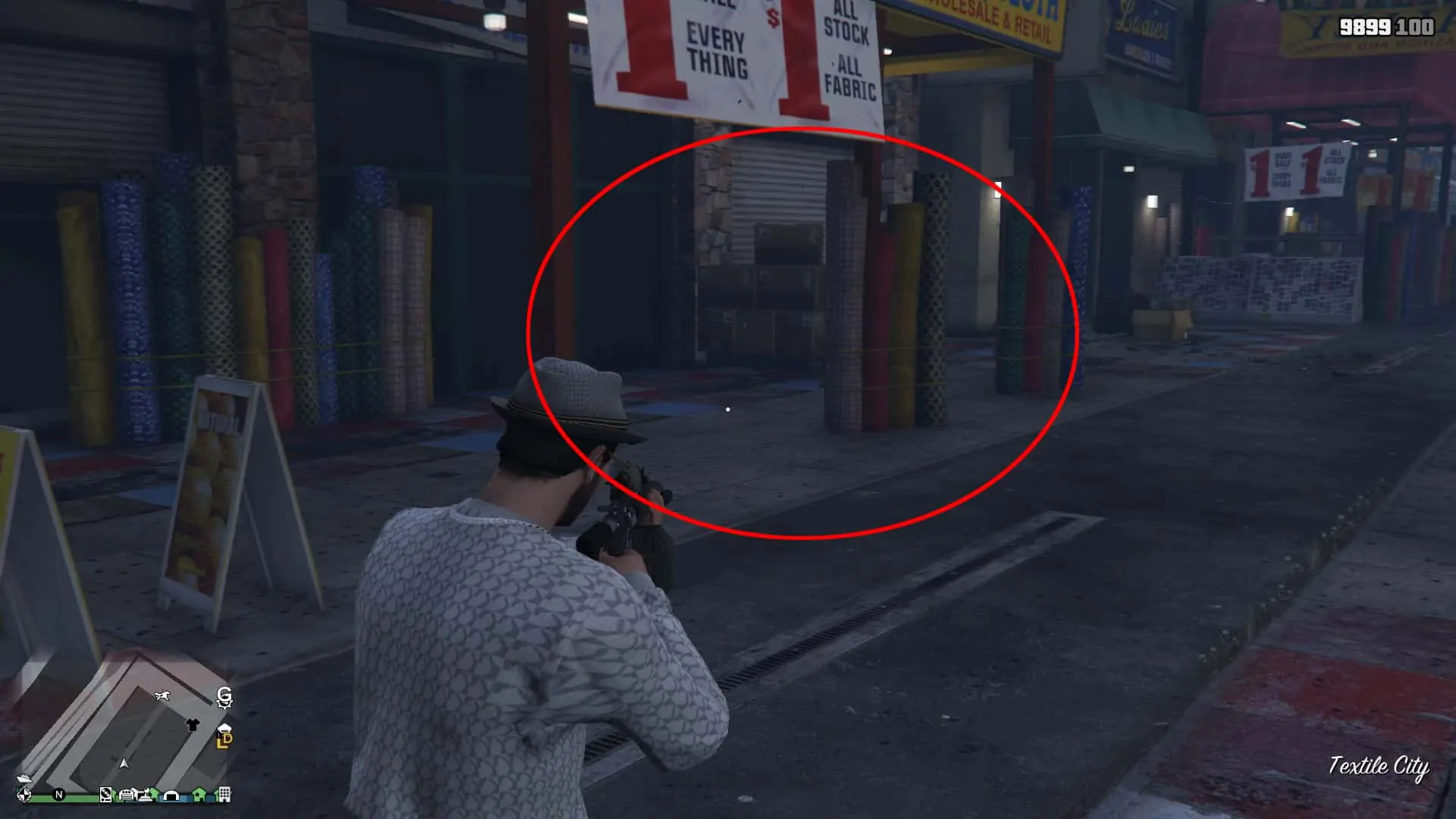 Prop 9's second location where the van can be