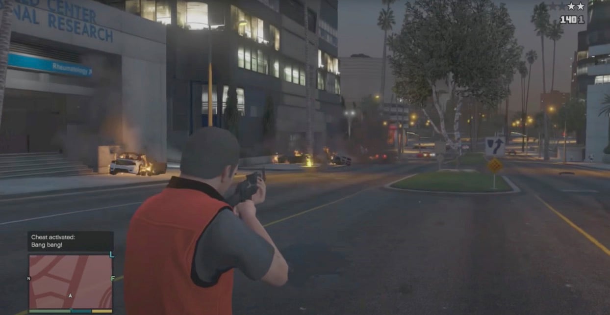 Activation du code des munitions explosives.