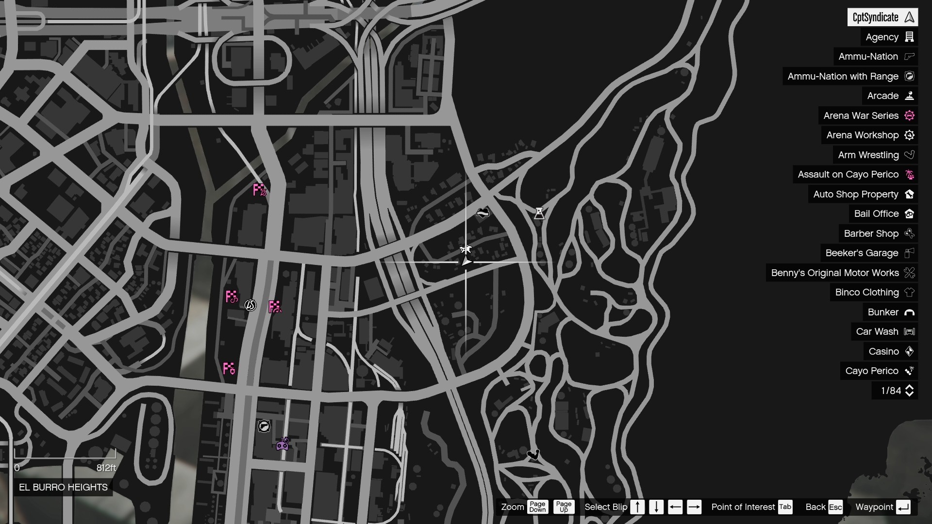 The map of the Yuanbao located on the plot of an unfinished house next to Lester's house at El Burro Heights.