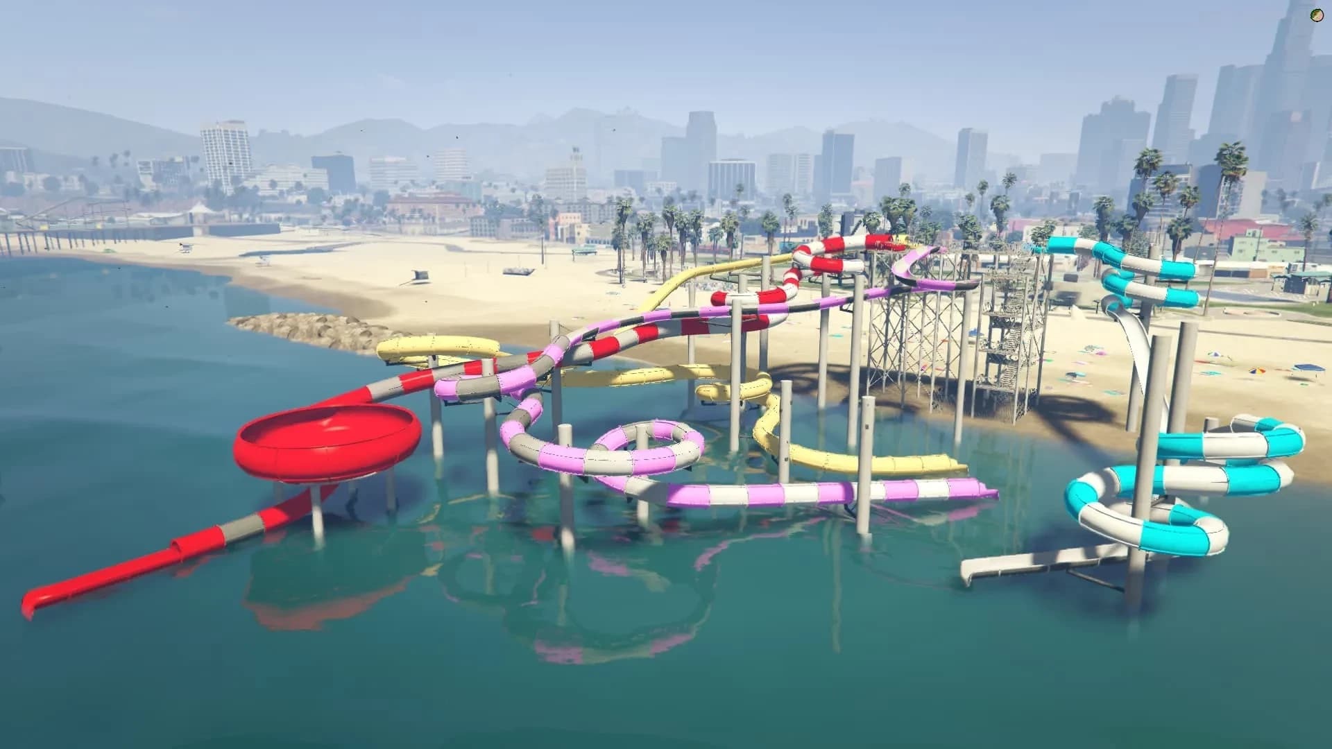 Water Park mod for GTA 5 as seen on the newly created Cfx marketplace.