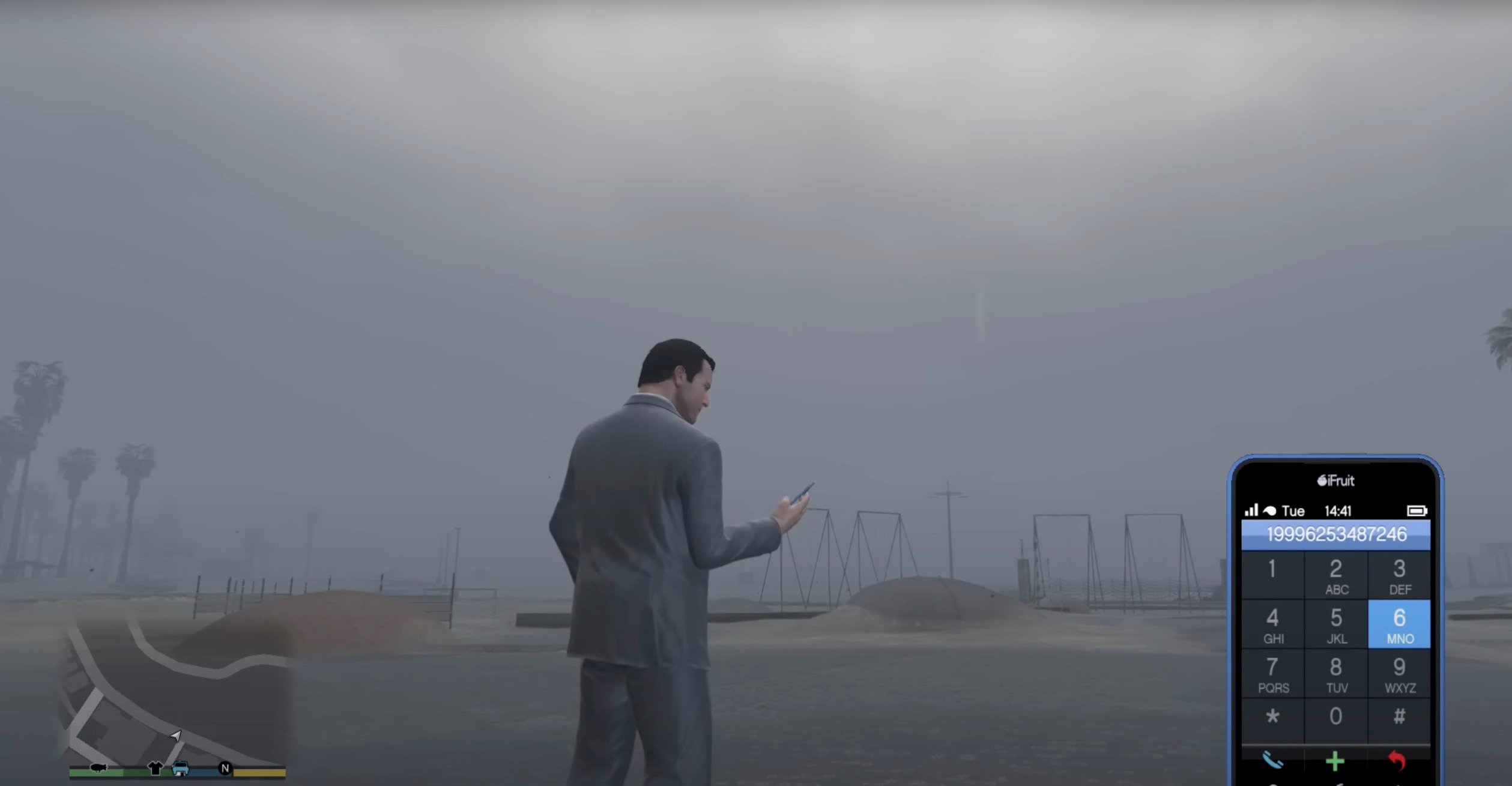 Changement de la météo à Los Santos avec le code Changer la météo.