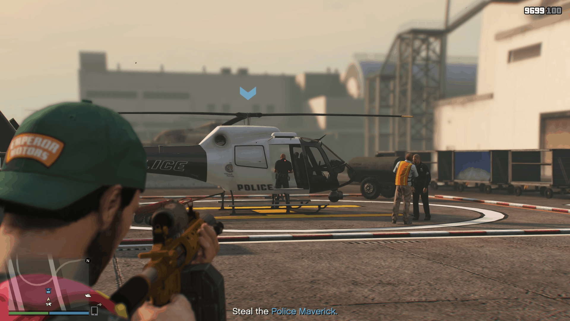 Eliminating the cops to steal the maverick