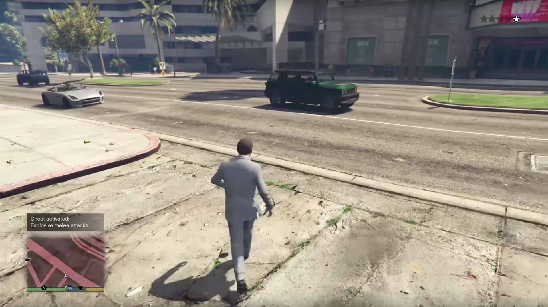 Code Coups de poing explosifs activé.