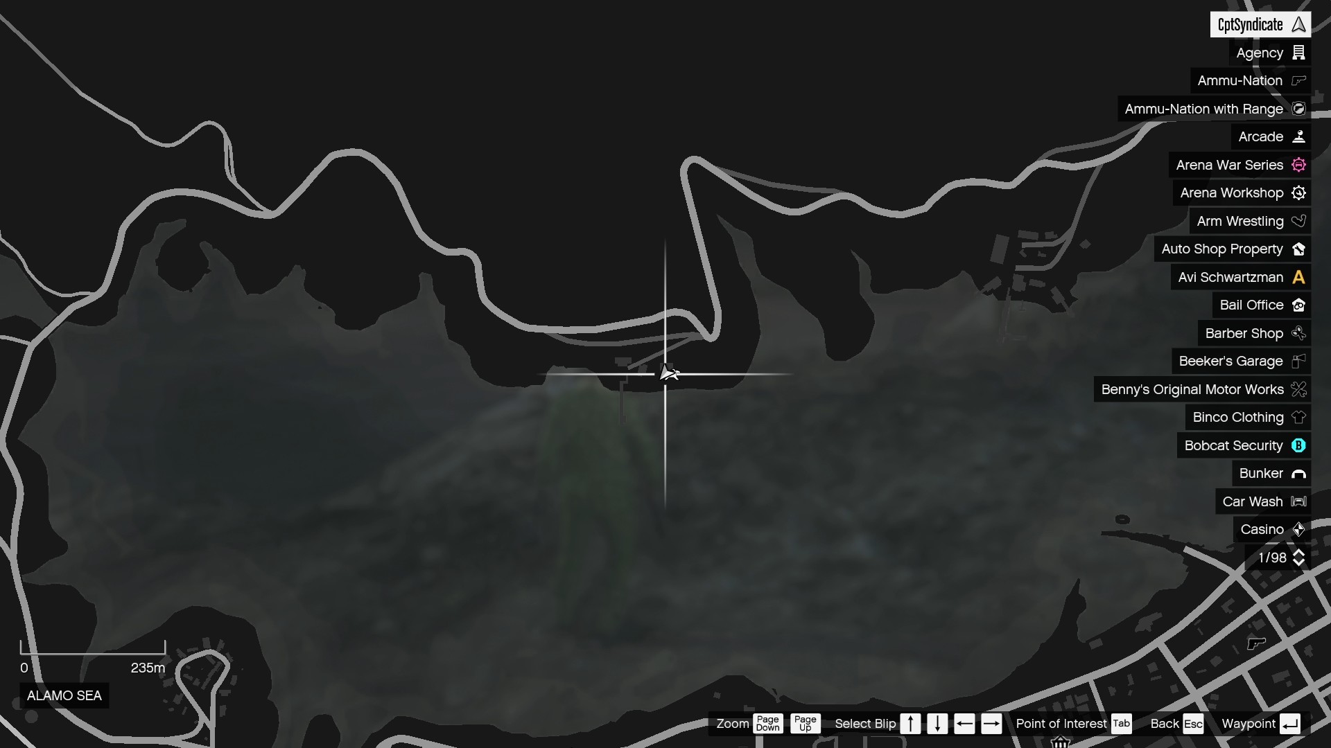 The map shows the location of the golden clover found at the foreclosed North Alamo Pier at the Alamo Sea.