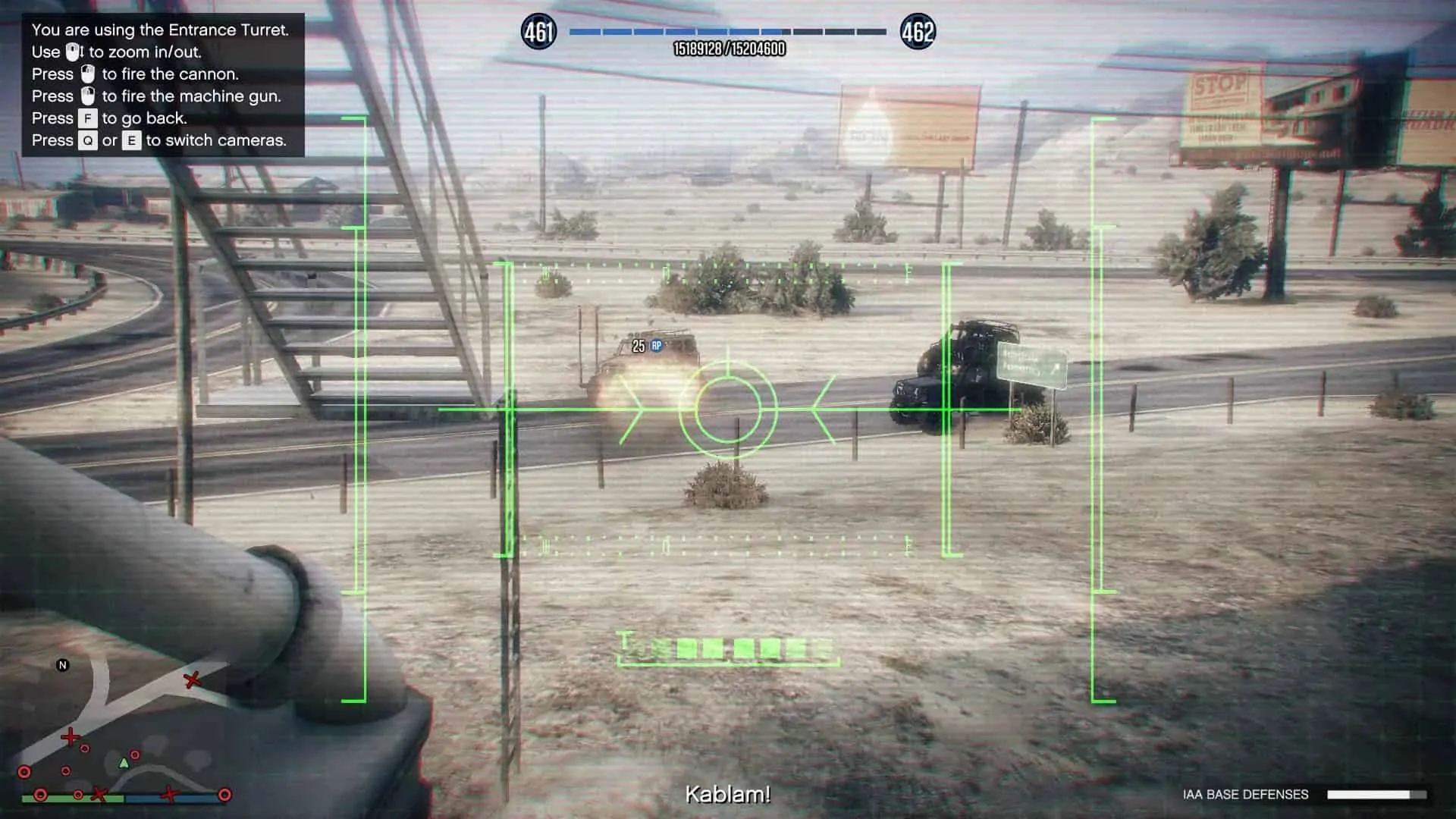 Turret Control Camera