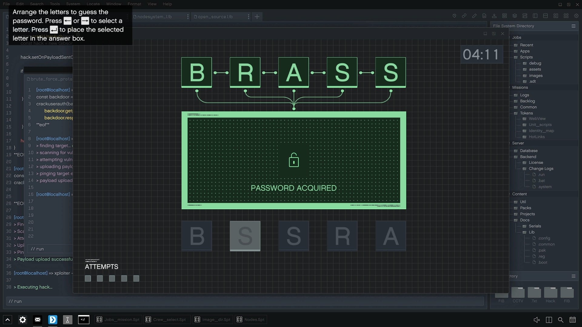 For us, it was "Brass," but it will be different for you, as the word is always random.