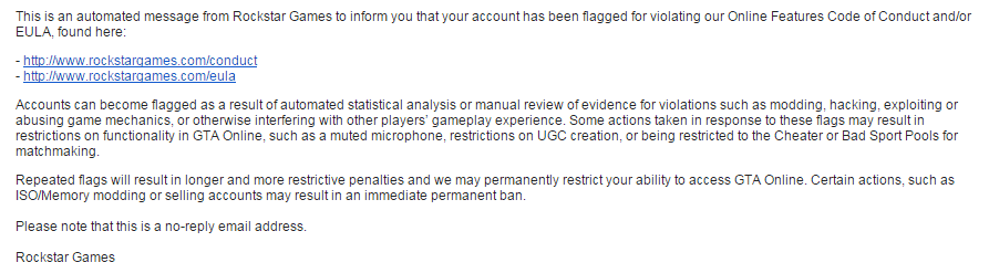 Mass Ban Wave In Gta Online Right Now