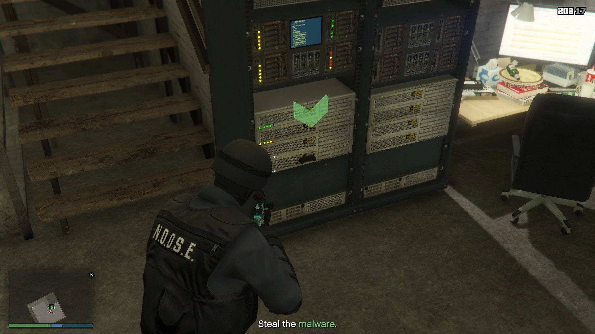 Malware plugged into one of the terminals.