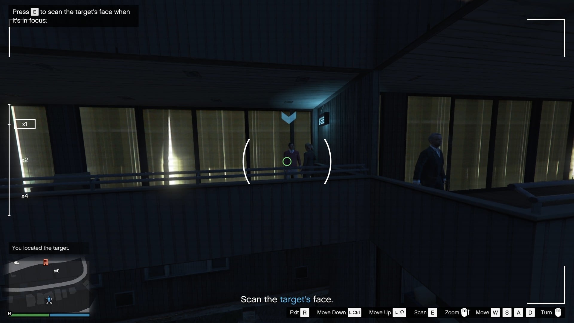 Target located using the surveillance drone.