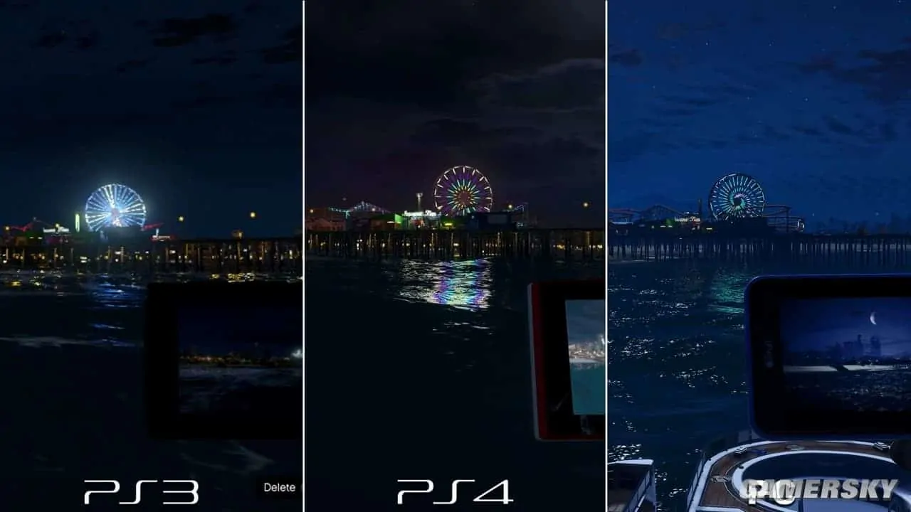 GTA 5 Graphics Comparison: PS3 v PS4 v PC