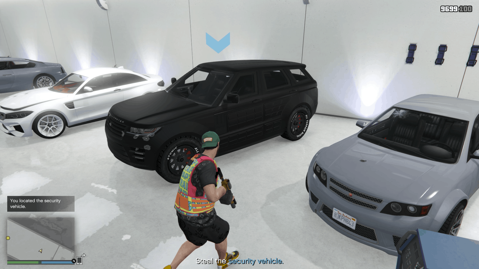 Security vehicle identified