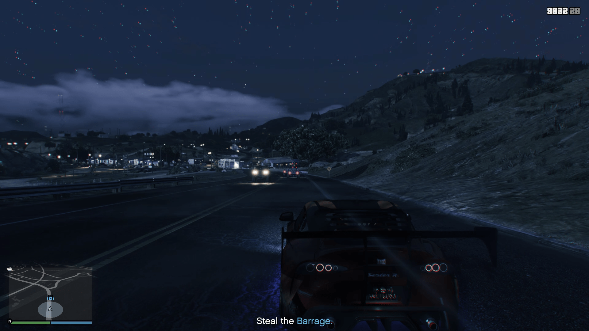 Eliminating the gunner mounted on the barrage