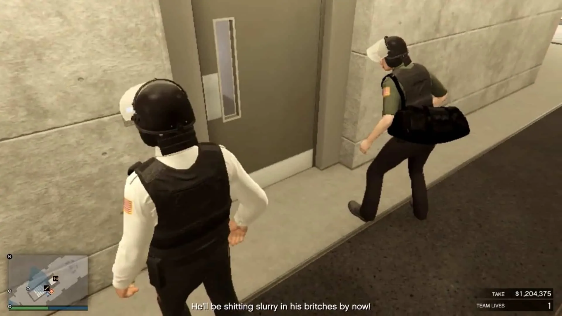 Taking the stairways this time, instead of the elevator