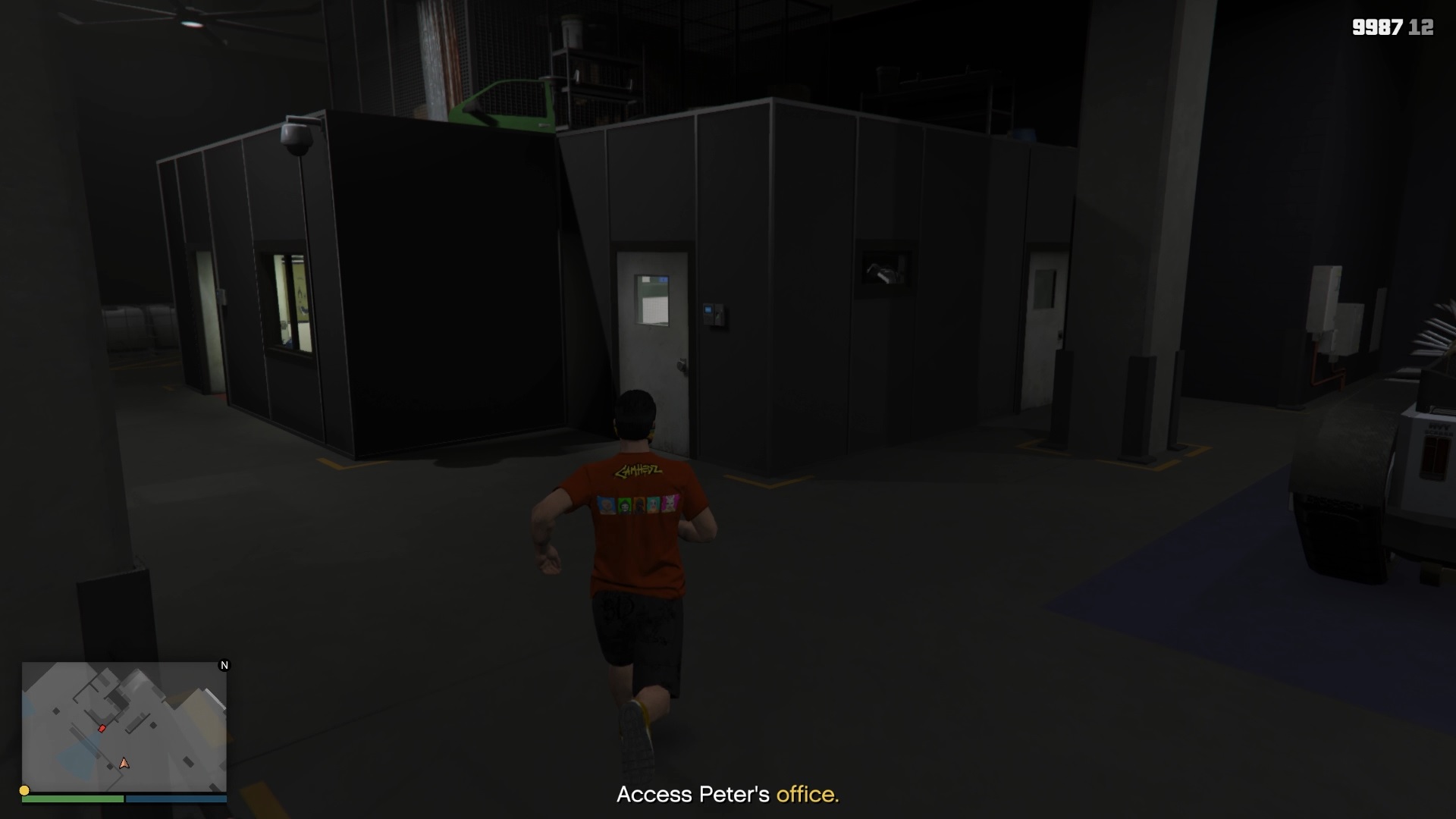 Office on the right side.