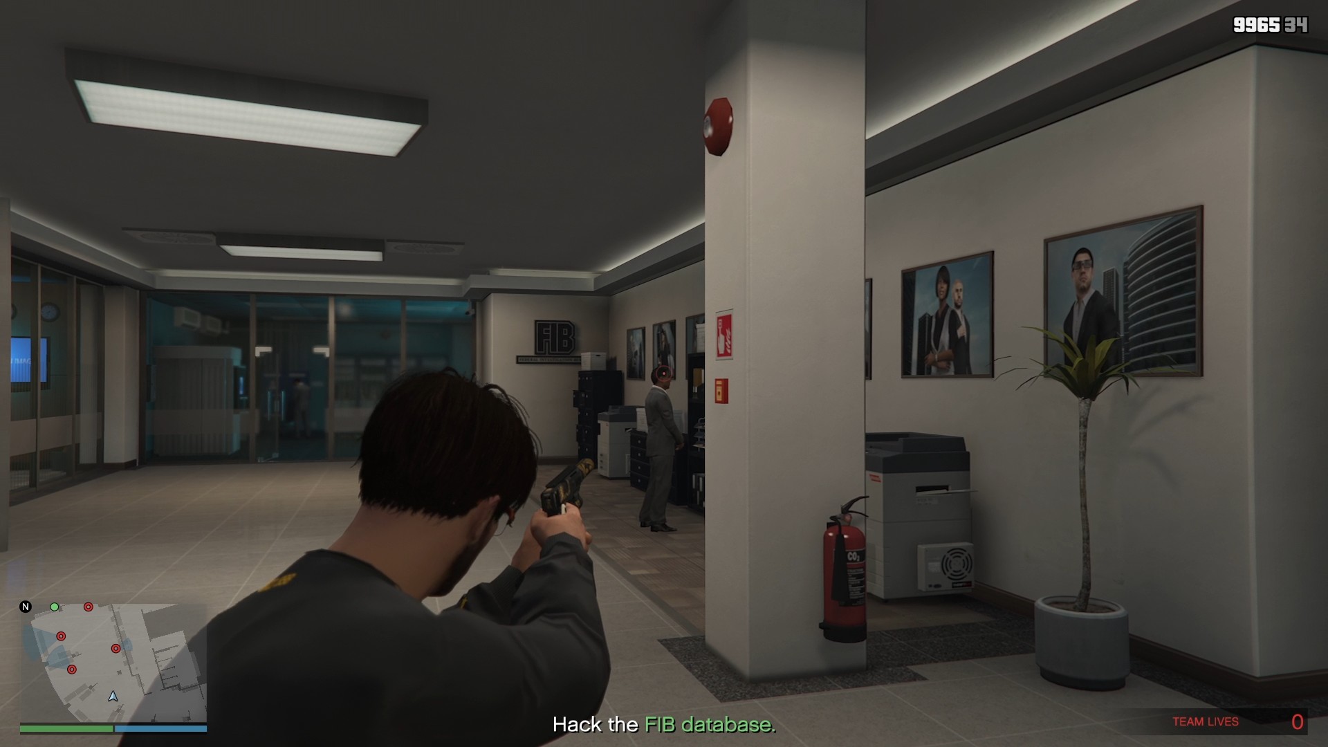 The right-side agent.