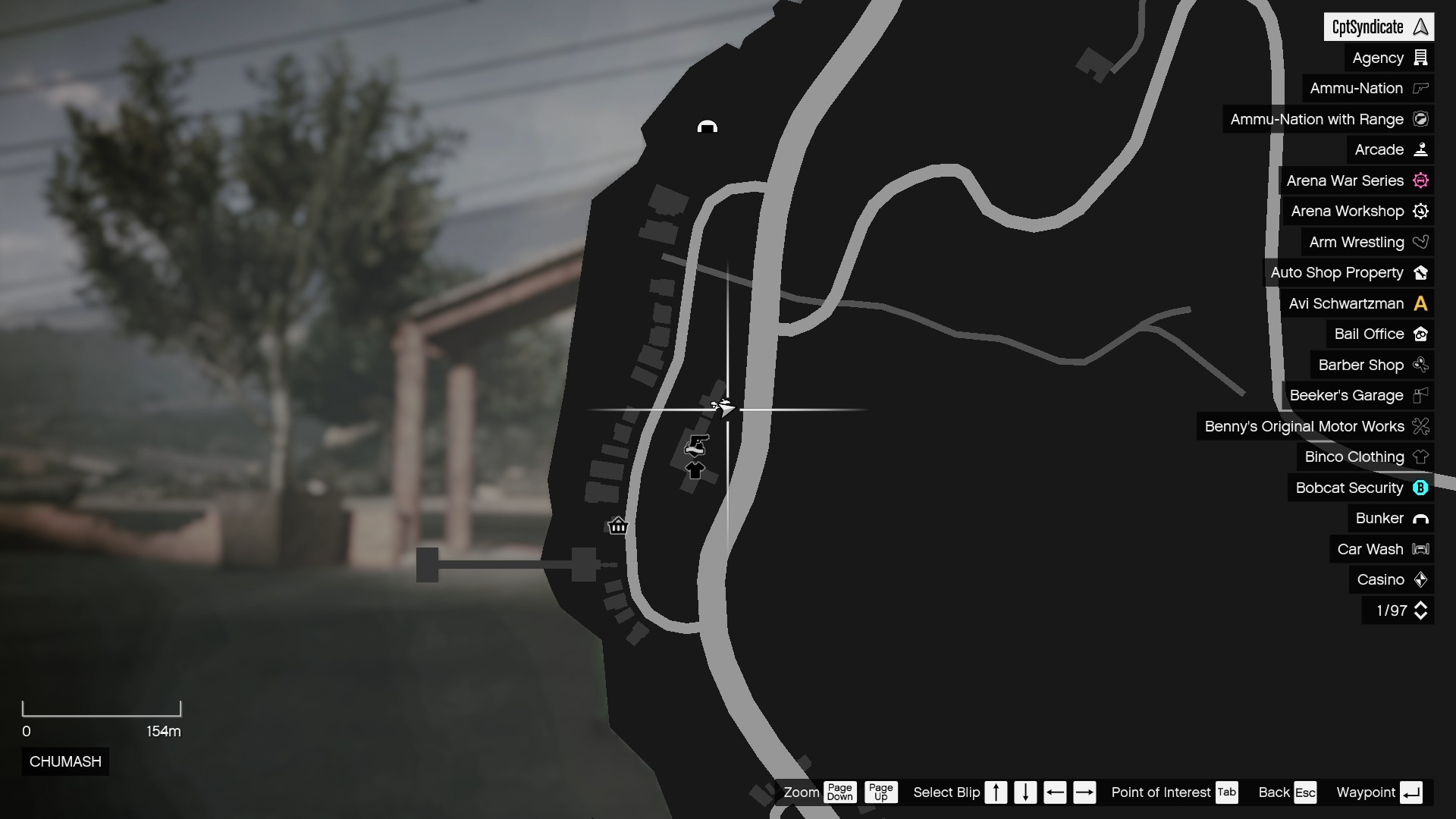 The map shows the location of the golden clover found at the Chumash Plaza entrance gate in Chumash.