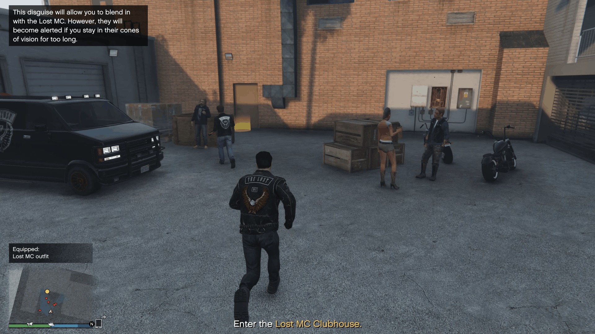 Lost MC Clubhouse Entrance