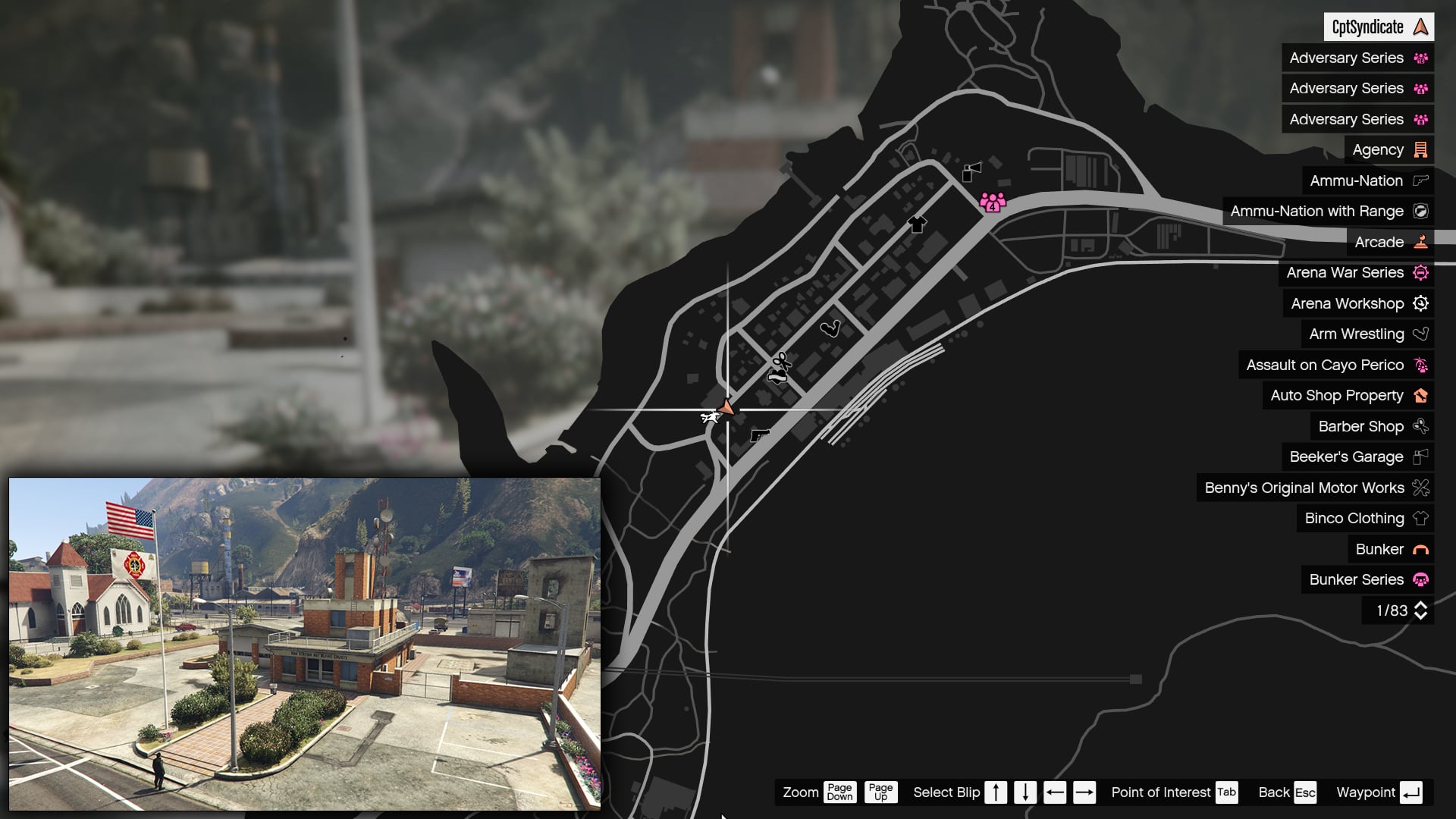 Blaine County Fire Station Location.