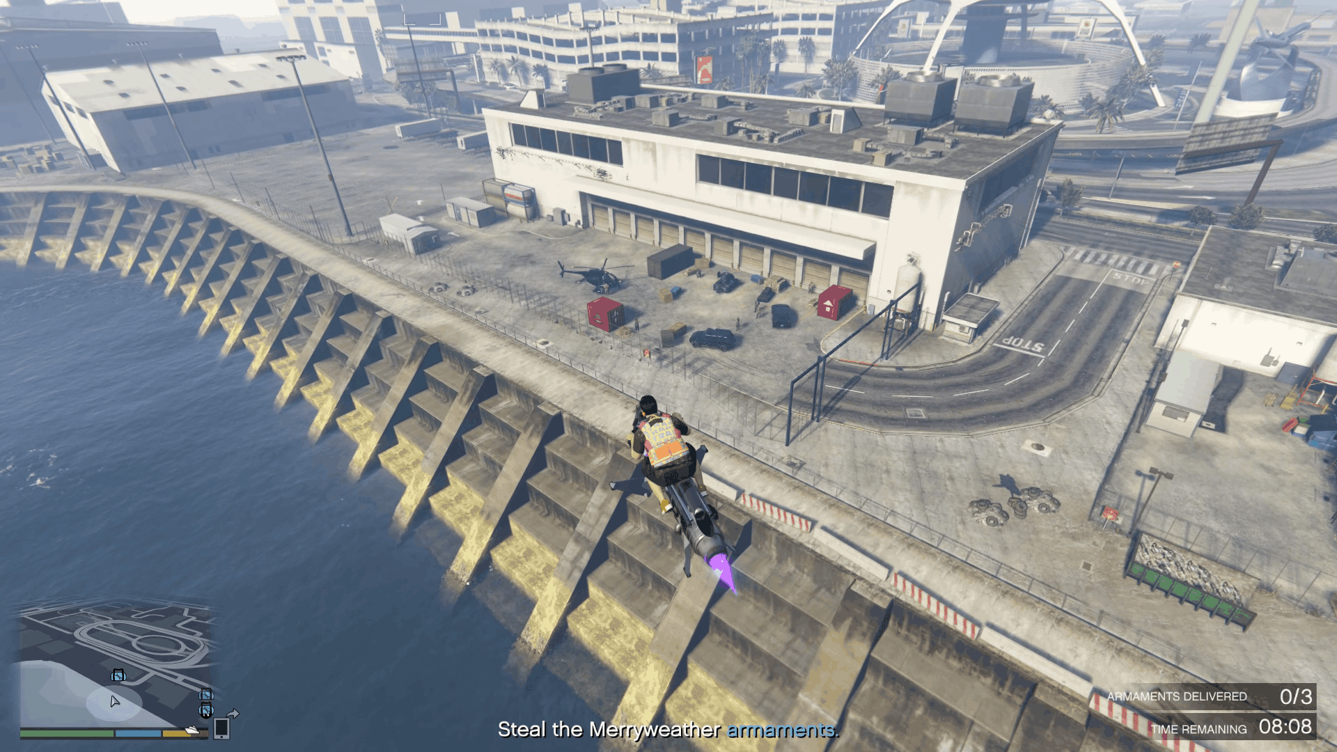 Anti-aircraft gun at the Los Santos International Airport (LSIA)