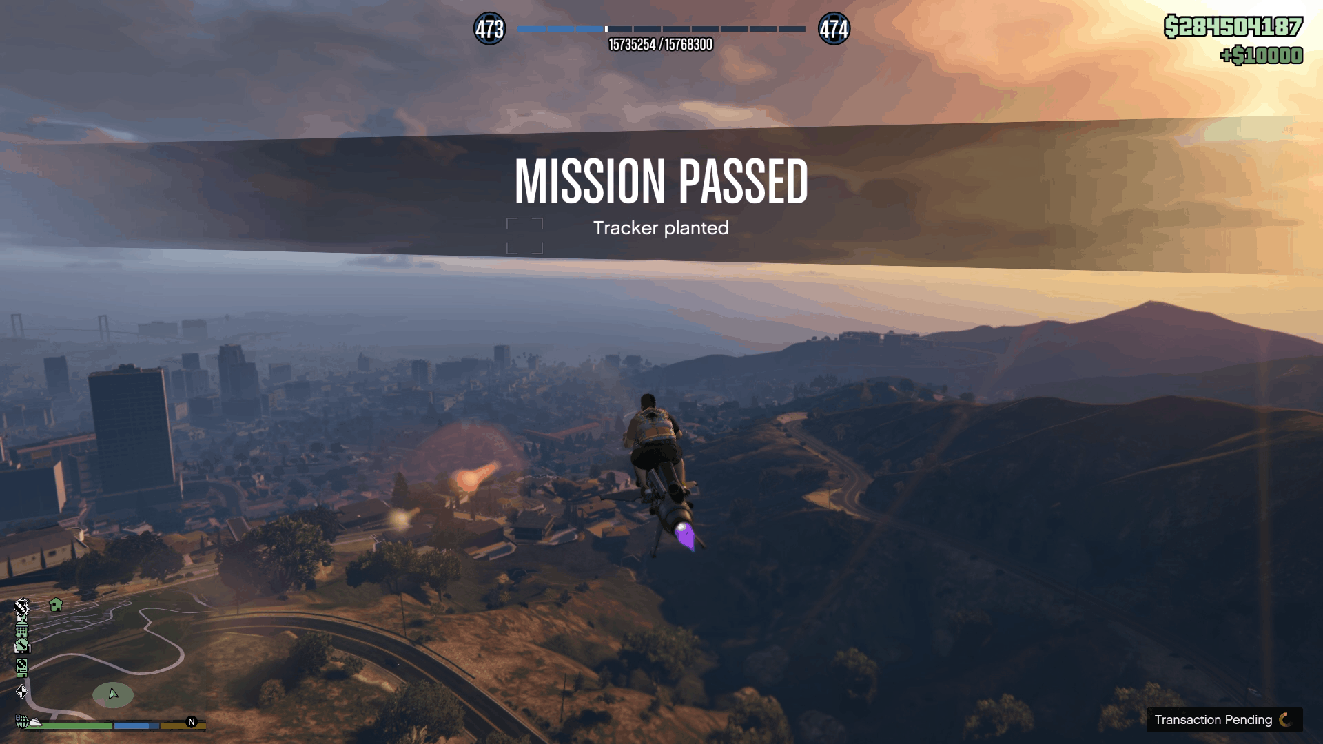 Left Fort Zancudo and lost the cops to complete the mission