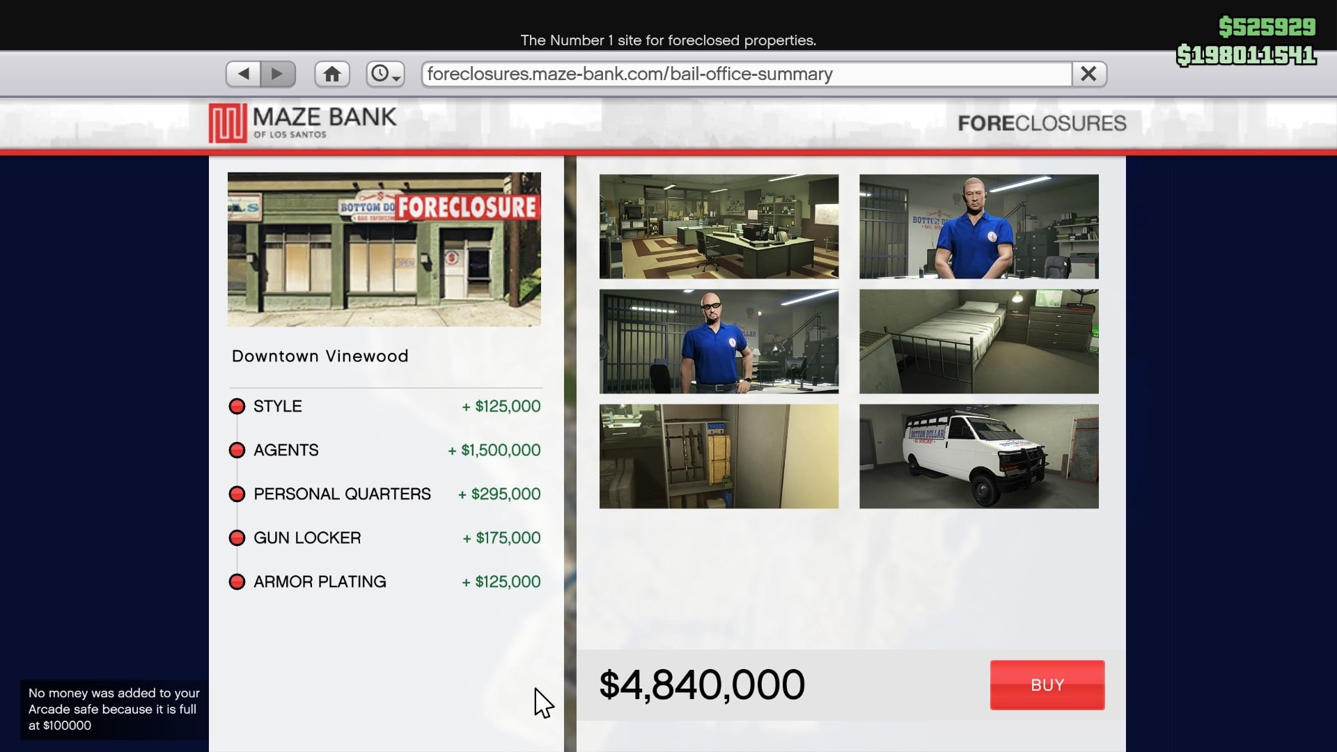 All Bail Office upgrades.