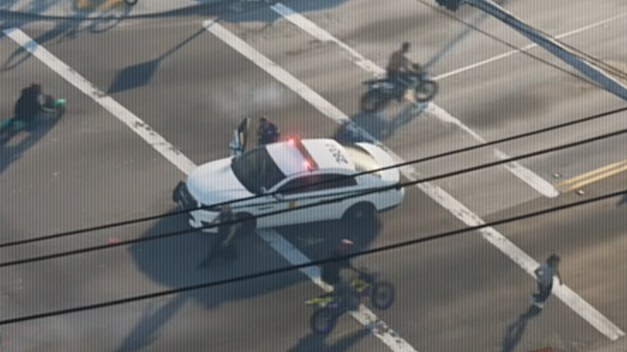 Vapid Police Cruiser (Interceptor) as seen in the first trailer of GTA 6.