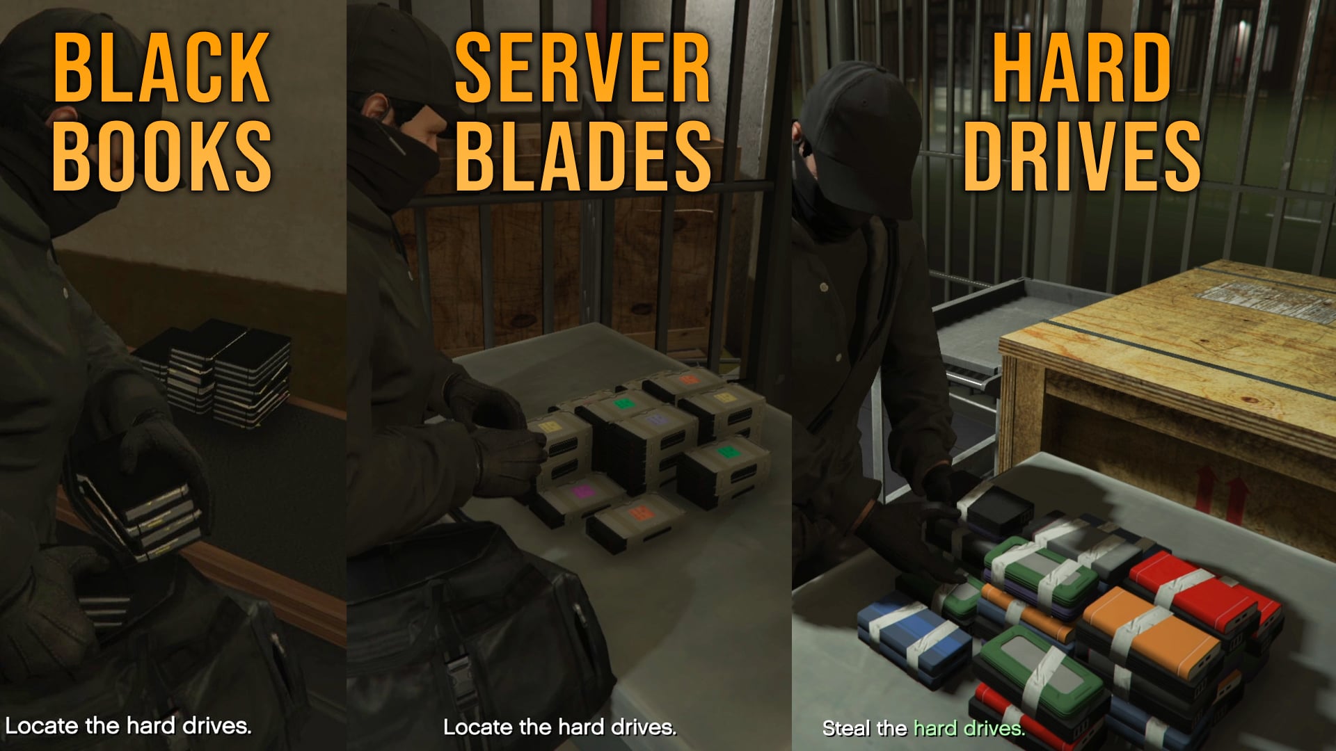 Every type of loot you need to complete your third challenge.