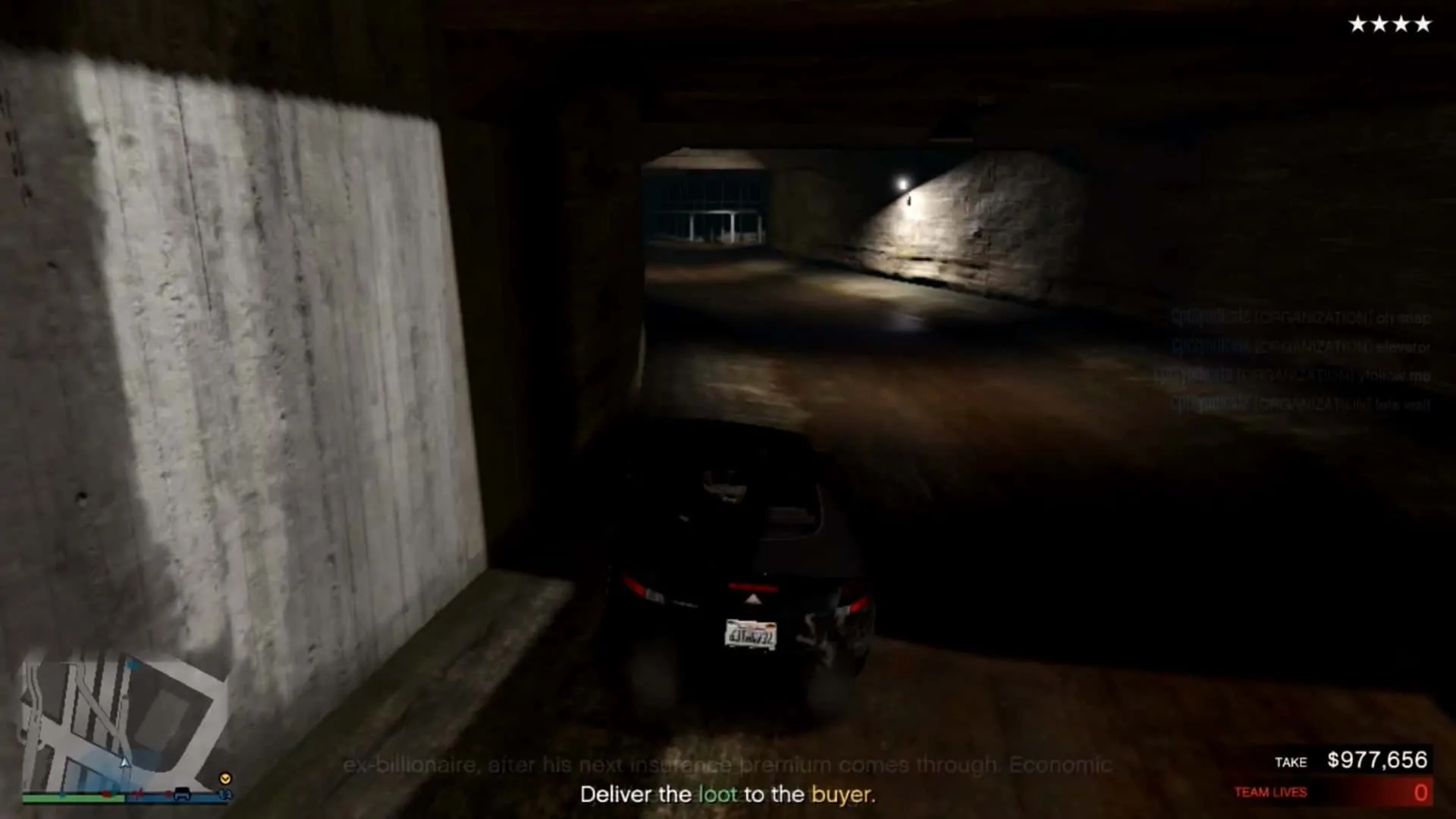 Waiting in the sewer tunnels for the wanted level to go away