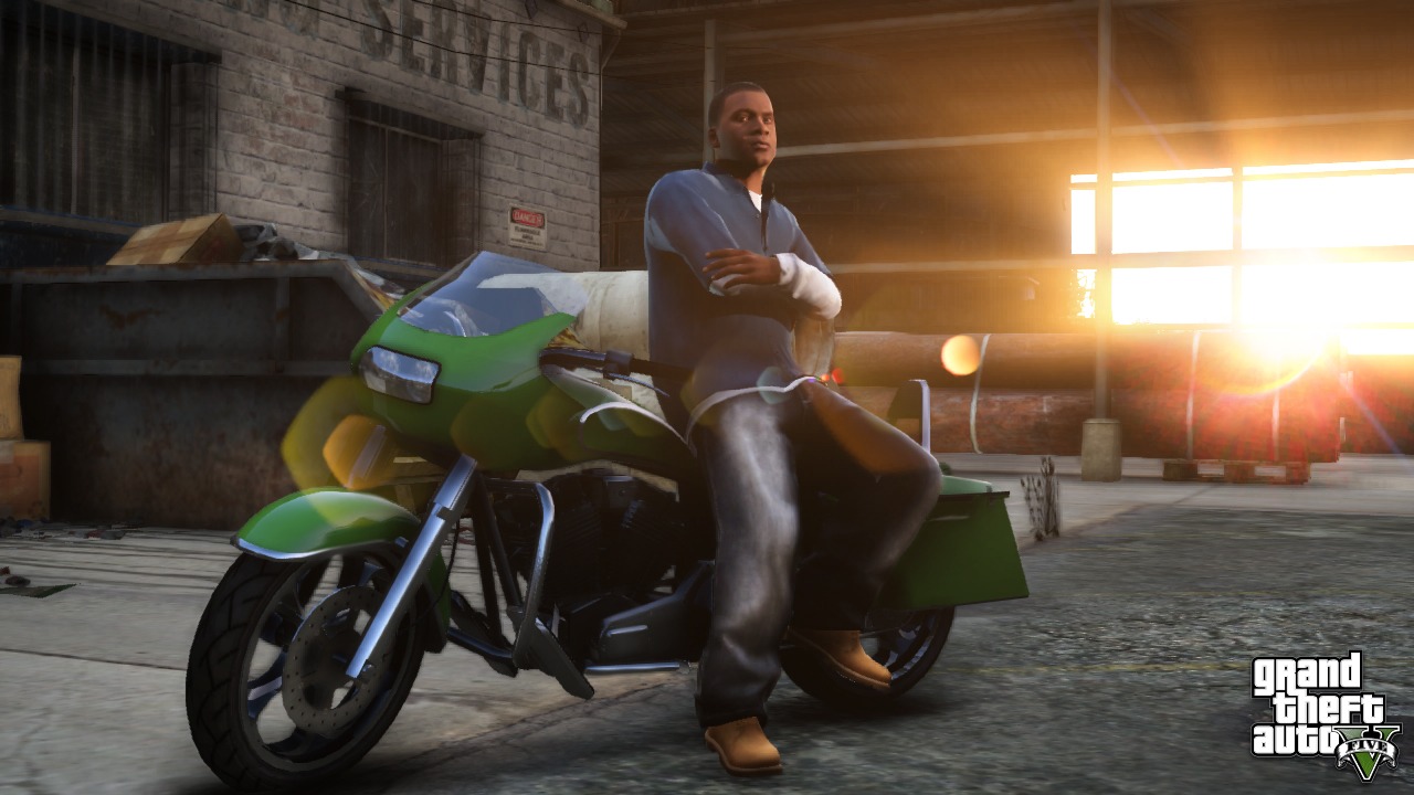 Official promotional artwork of Franklin by Rockstar Games.