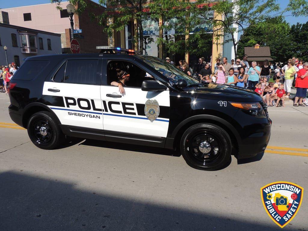 Do you really need a police car that big in a city with no crime? The rather chill lady on the passenger seat seems to be getting it.