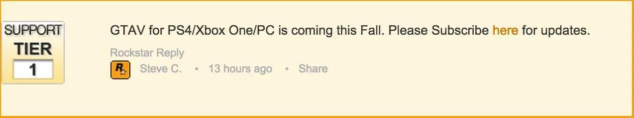 Official Rockstar Word: Gta V On Pc, Ps4, X1 Coming This Fall