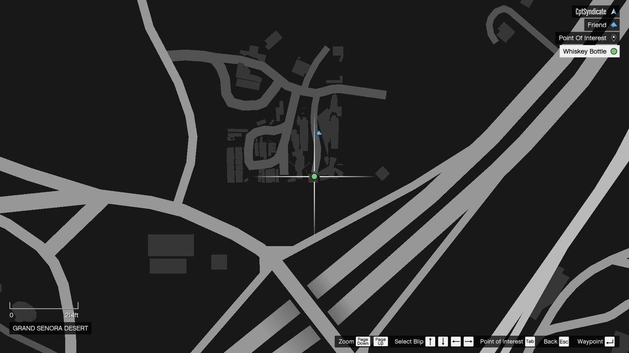 Location of Hot Rod on the map.