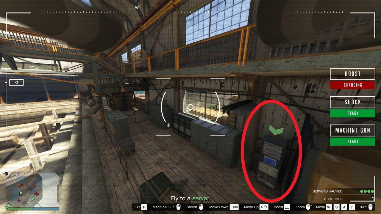 The first server.