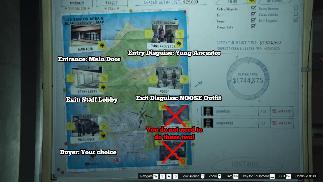 Final Prep Board with Yung Ancestor as the Entry Disguise