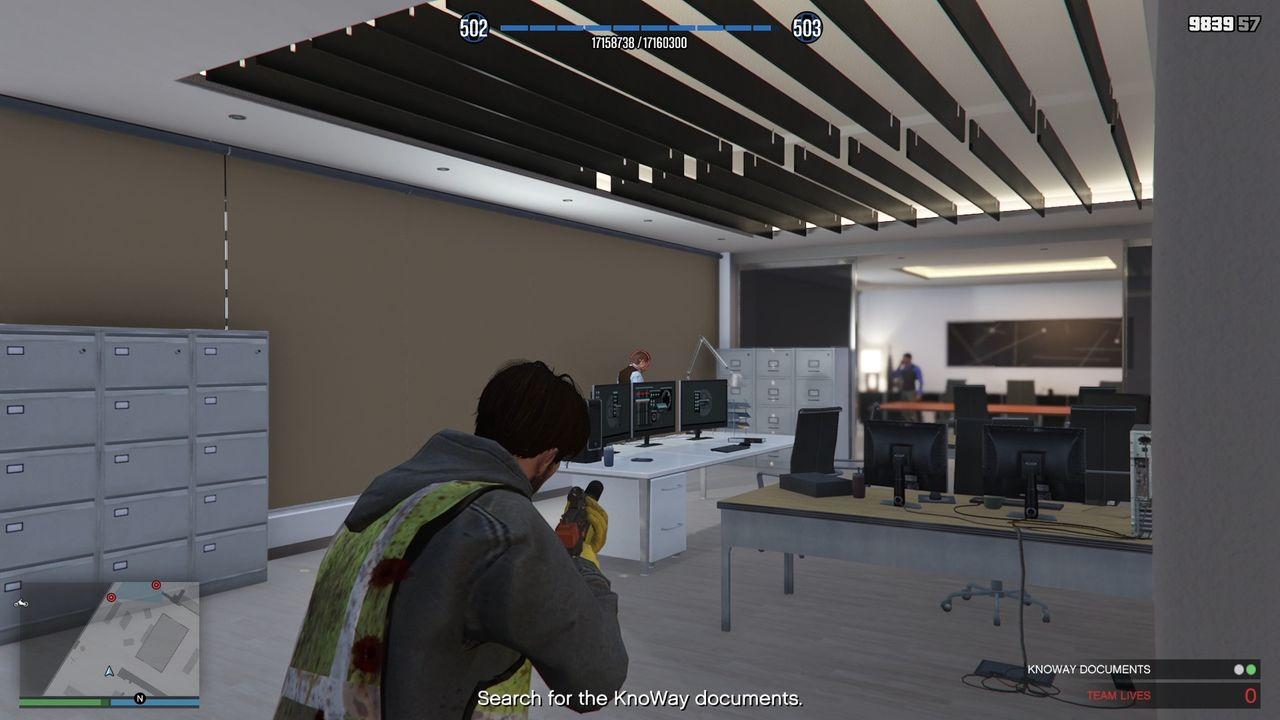 The remaining two employees.