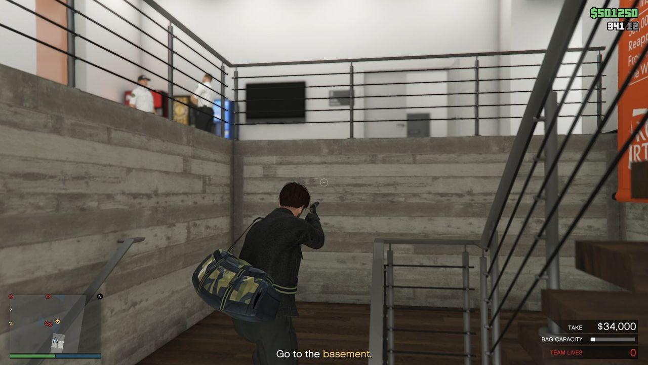 Aiming for precision sneaking.