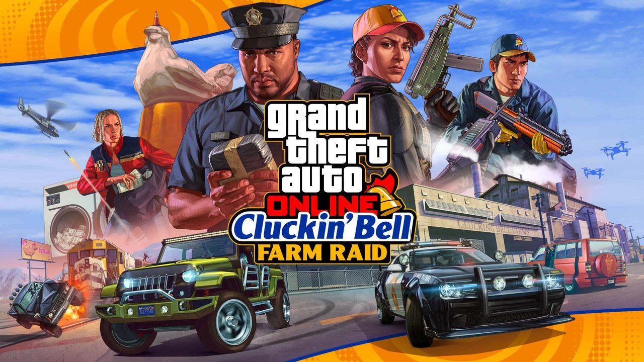 GTA Online players can earn 2X GTA$ on their first weekly completion of The Cluckin’ Bell Farm Raid’s final mission, Scene of the Crime, throughout the four-week event running from September 10 to October 7.