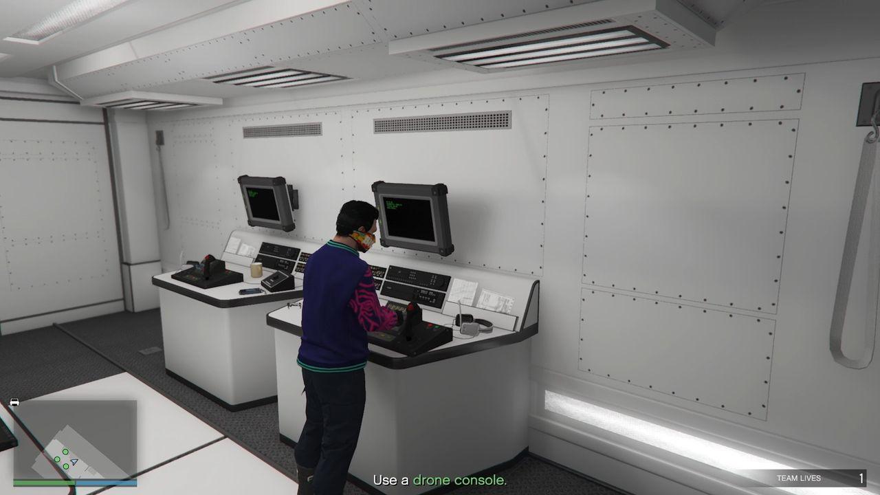 Drone console.