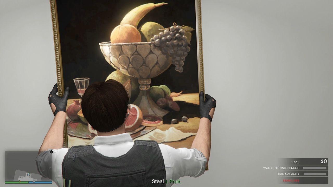 Stealing the primary target - I, Fruit.