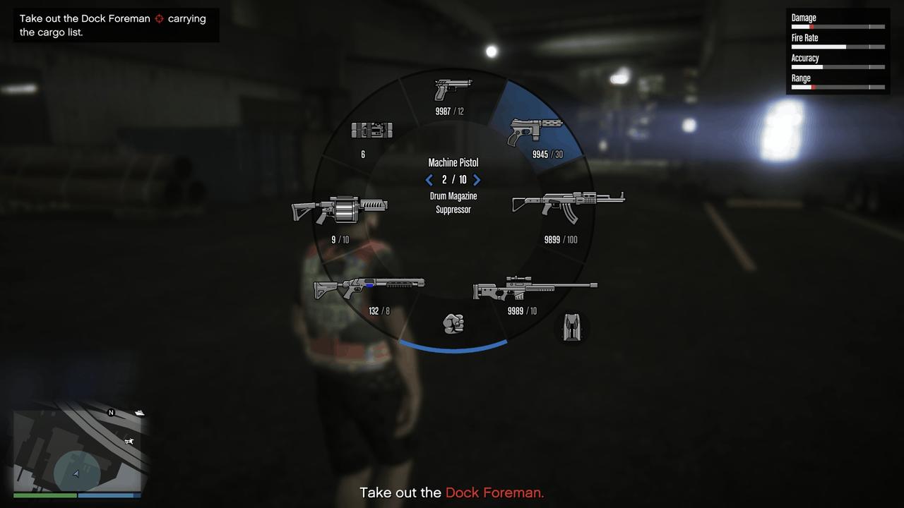 Switching to a suppressed weapon. Any suppressed weapon should work