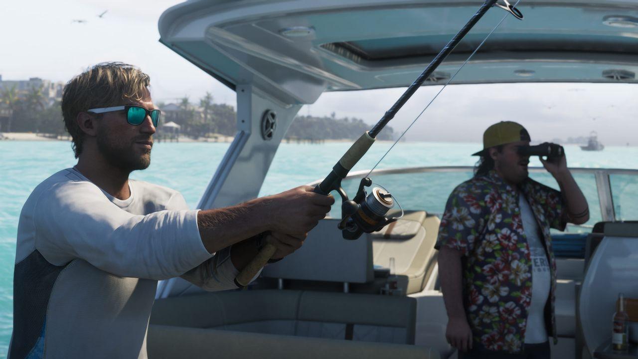 Jason Duval fishing with Cal Hampton.