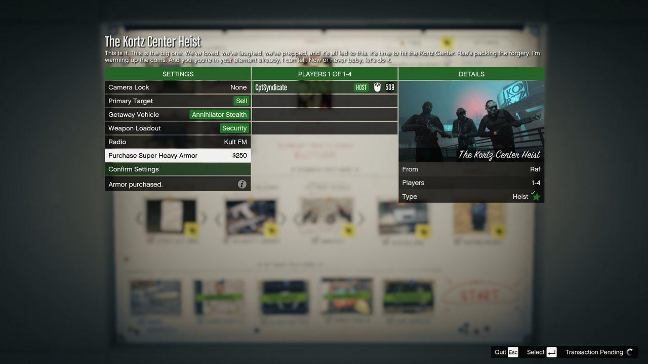 Selecting the proper setup from the start up menu.
