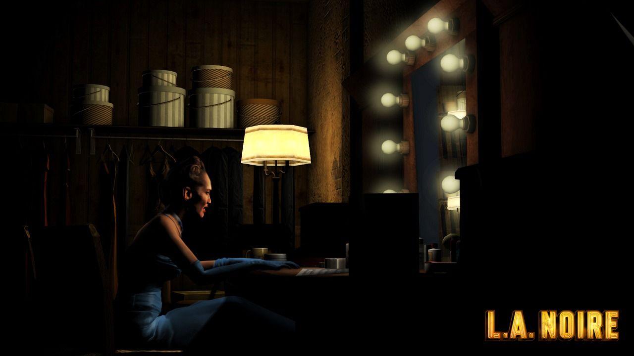 Official screenshot of Elsa Lichtmann, a German jazz singer in L.A. Noire.