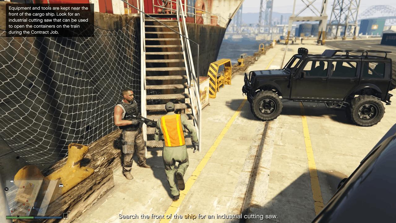 Going to the front of the boat