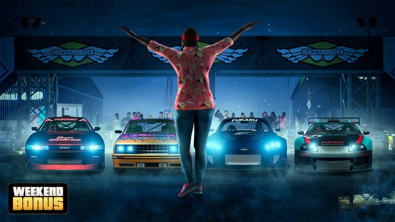 GTA Online players can earn 6X GTA$ and RP on select Drift and Transform Races from August 28–30.