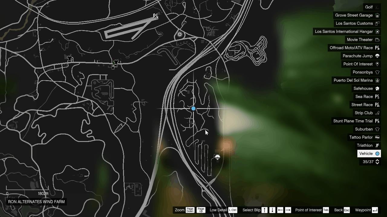 The event is located on top of a hill at RON Alternates Wind Farm